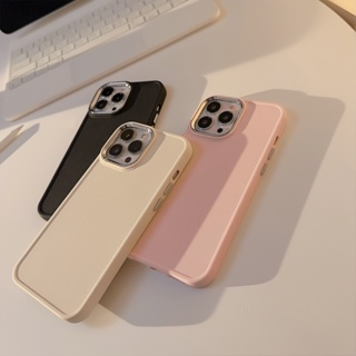 Ốp Lưng Điện Thoại IPhone Silicone Mềm Mạ Điện Kim Loại Màu Trơn C...