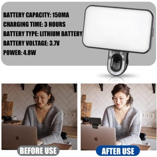 Đèn LED Selfie Mini 3 Chế Độ Dạng Kẹp Có Thể Điều Chỉnh Bảo Vệ Mắt...