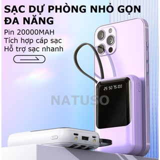 Sạc dự phòng 20000mAh 10000mAh sạc nhanh pin mini dung lượng lớn c...