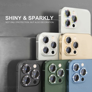 Nắp đính đá bảo vệ camera sau thích hợp cho iPhone 11 12 13 14 15 ...