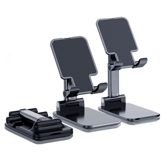 Giá đỡ điện thoại máy tính bảng gấp gọn đen trắng, livestream, học...