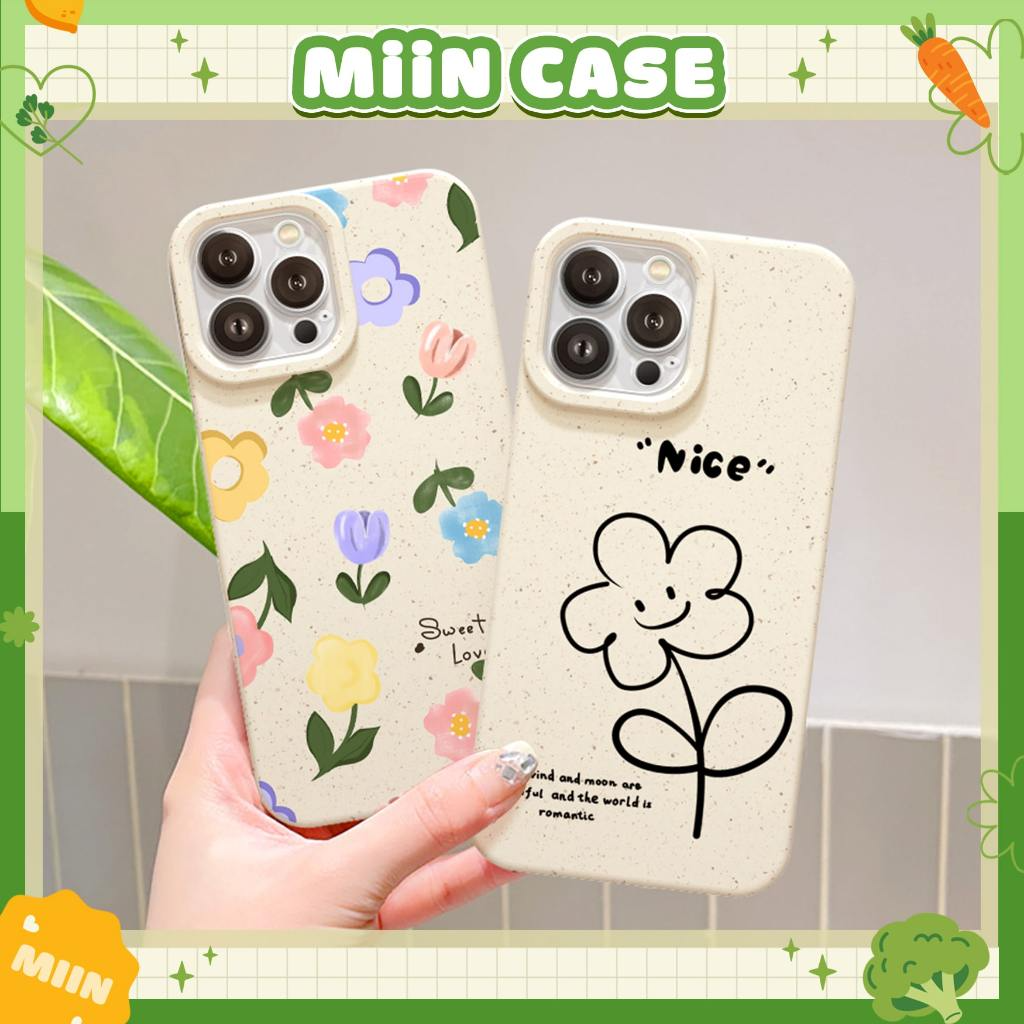 Ốp lưng điện thoại Iphone mềm chất liệu Lúa Mì Nice flower 6/6plus...