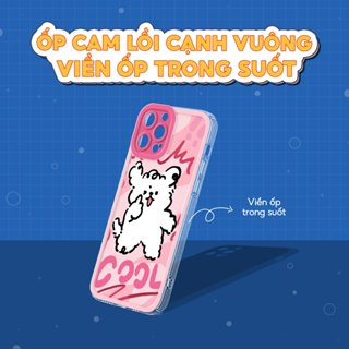 Ốp Lưng Điện Thoại Iphone Mèo nóc nhà cạnh vuông 6/6plus/6s/6splus...