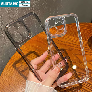 Suntaiho Ốp Lưng iPhone Trong Suốt Đơn Giản Siêu Mỏng Đen Ốp Điện ...