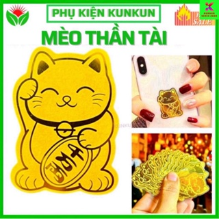 [QUÀ TẶNG KHÁCH VIP] Miếng Dán Mèo Thần Tài gắn ốp lưng điện thoại...