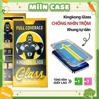 Kính cường lực iphone tự dán Kingkong Glass chống nhìn trộm 7P/8P/... Kính cường lực iphone tự dán Kingkong Glass chống nhìn trộm 7P/8P/...