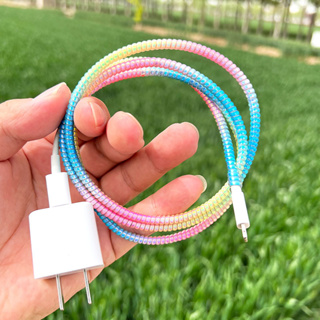 Dây quấn cáp sạc tai nghe bảo vệ cáp dài 1m6 1.6mét 160cm không cầ...