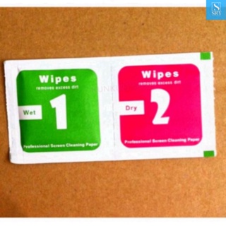 [QUÀ TẶNG KHÁCH VIP] Khăn lau 1 và 2 mếng lau vệ sinh màn hình điệ...