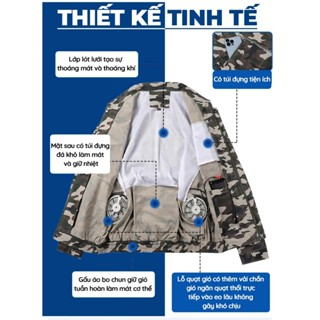 Áo Điều Hòa KAW Chính Hãng Pin 50000mAh Chạy 12-15H, Có Khả Năng C...