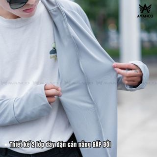 Áo chống nắng nam 2 lớp chống tia UV cao cấp, Áo chống nắng thoáng...