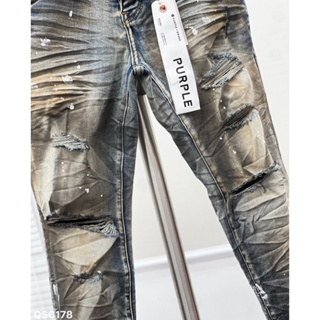 [HÀNG CAO CẤP ] Quần Jean Nam Purple Xanh Bụi 4 Cúc Quần Jean PURP...