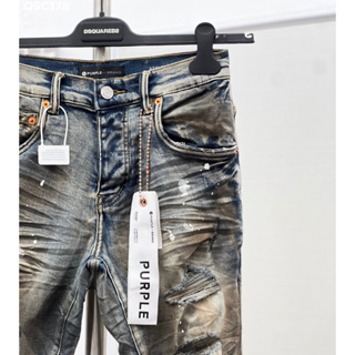 [HÀNG CAO CẤP ] Quần Jean Nam Purple Xanh Bụi 4 Cúc Quần Jean PURP...