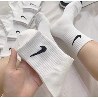 Tất vớ NIKE trắng đen thể thao cổ ngắn cổ trung cổ cao nam nữ vải ...