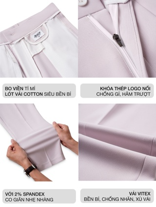 Quần tây nam hàn quốc JBagy dáng baggy vải co giãn dày dặn dáng su...