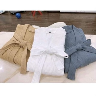 Áo Choàng Tắm, Áo Choàng Ngủ Hàng Cao Cấp 100% Cotton Dùng Trong K...