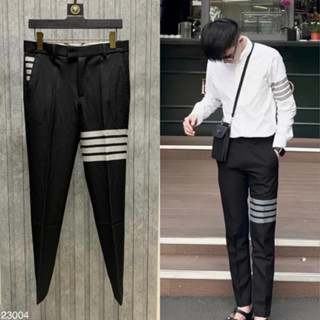 Quần âu nam Dsq2 khoá zip eo phối thêu chữ cạp chất vải tuyết mưa ...