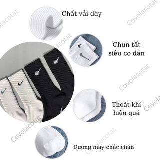 Tất nam nữ cổ cao cổ trung cổ thấp thể thao thời trang cao cấp màu...