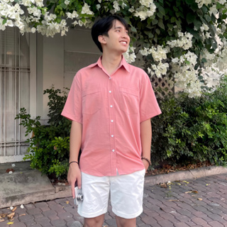 Set Đồ Đôi Nam Nữ Cùng Người Yêu Aó Sơ Mi Và Áo Trễ Vai Kết Hợp Vá...