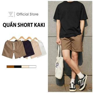Quần Short Kaki Nam VINTINO Form Đùi Cộc Cạp Chun Vải Kaki Gió Mềm...