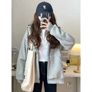 Áo khoác hoodie trơn nam nữ ulzzang unisex, áo hoodie zip dáng hàn...