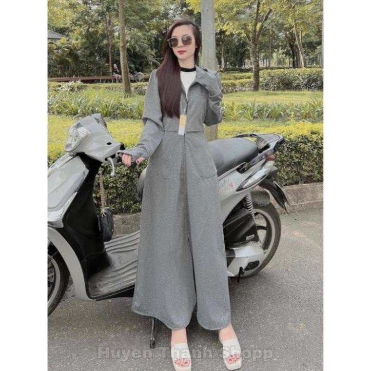 Áo Chống Nắng Toàn Thân Nữ From Dài Rộng Chất Vải Umi Hàn UPT50 Ch...