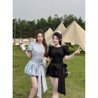 k Đầm chun nơ tay phồng hàng quảng châu loại1 Đầm thiết kế cộc tay... k Đầm chun nơ tay phồng hàng quảng châu loại1 Đầm thiết kế cộc tay...