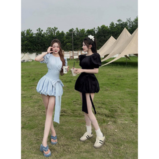 k Đầm chun nơ tay phồng hàng quảng châu loại1 Đầm thiết kế cộc tay... k Đầm chun nơ tay phồng hàng quảng châu loại1 Đầm thiết kế cộc tay...