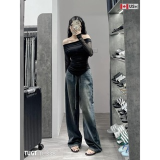 g QUẦN JEANS ỐNG SUÔNG FORM RỘNG PHỐI DÂY RÚT CỰC HOT. QUẦN BÒ NỮ ...