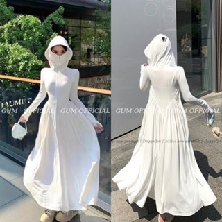 Áo Khoác Chống Nắng Toàn Thân Nữ Dáng Váy thun lạnh chống tia cực ...