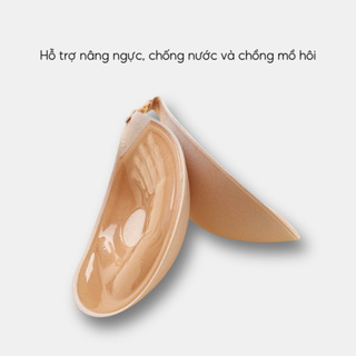 Áo bra dán nâng ngực Silicon cài trước không gọng hình bàn tay Mã ...