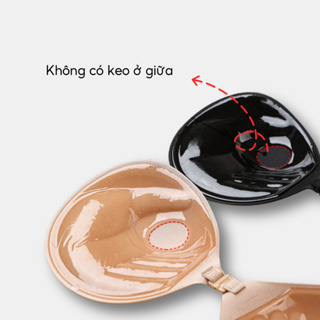 Áo bra dán nâng ngực Silicon cài trước không gọng hình bàn tay Mã ...