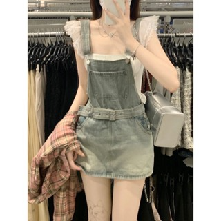 Quần Yếm Denim Lưng Cao, Yêm Bo Phong Cách Thời Trang siêu sang ch...