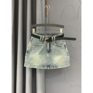 Chân váy bò nữ, chân váy jeans dáng ngắn may hai túi bên hông siêu...