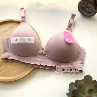 Áo lót mặc bầu và sau sinh chống chảy xệ cho bé bú Chicmom, chất s...