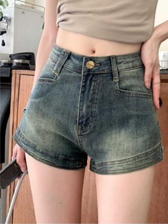 Quần Short Jeans Nữ , Quần Đùi Nữ Chất Liệu From Bó Cực Dễ Phối Đồ...