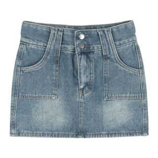 [ HOT ] Chân Váy Jeans phối 2 Túi Lưng Cao Có Quần Trong, Chân váy...