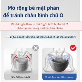 Địu em bé sơ sinh 9 tư thế có ghế chống gù đa năng cao cấp từ 0-36...