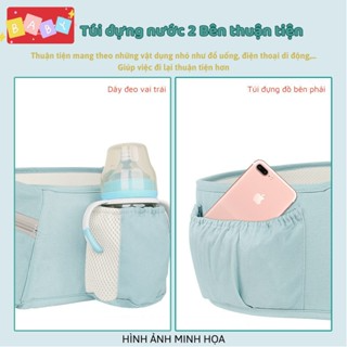 Địu em bé sơ sinh 9 tư thế có ghế chống gù đa năng cao cấp từ 0-36...