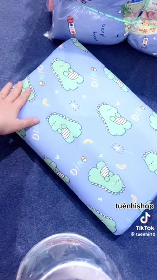 Gối cao su non cho bé - Gối cao su trẻ em cỡ lớn - Hỗ trợ bảo vệ đ...