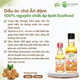 Dầu Ăn Dặm Cho Bé ECOFOOD Date 2026 Cho Trẻ Từ 6 Tháng Tuổi ,Giúp ...