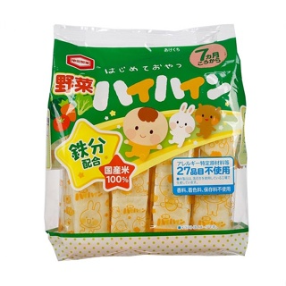 [CHÍNH HÃNG] Bánh gạo tươi Haihain/Kazoku Nhật cho bé từ 7 tháng (...
