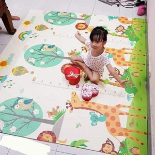 Thảm Xốp Cho Bé Gấp Gọn,Tấm Lót Trải Sàn 2 Mặt Chống Thấm Chống Tr...