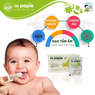 Gạc rơ lưỡi Dr Papie chính hãng, hộp 30 gói...