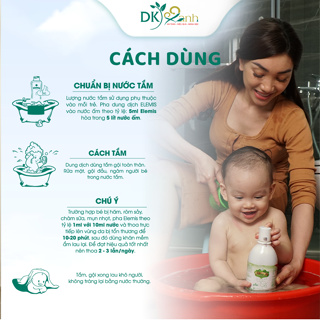 Nước Tắm Gội Thảo Dược Cho Bé Elemis Chai 200ml 500ml DK Pharma...