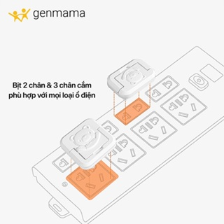 Bịt ổ điện an toàn cho bé nhựa ABS cao cấp có quai tháo mở, đảm bả...