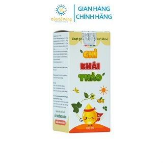 Chỉ Khái Thảo - Hô Trơ Giam Ho, Giam Đơm Do Viêm Hong, Viêm Phê Qu...