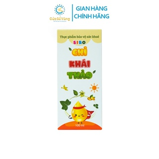 Chỉ Khái Thảo - Hô Trơ Giam Ho, Giam Đơm Do Viêm Hong, Viêm Phê Qu...