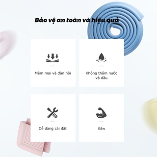 xốp bọc cạnh bàn - bịt góc bàn an toàn cho bé1 chiếc...