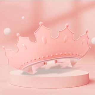 Mũ gội đầu chắn nước vương miện cho bé nhựa PP, có thể điều chỉnh ...