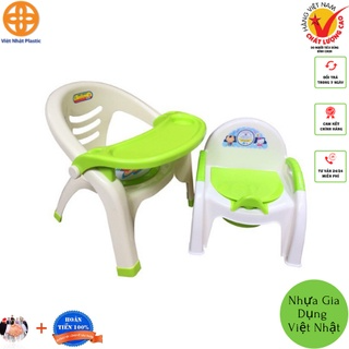 Ghế ăn dặm cho bé Việt Nhật . Ghe an dam có đệm êm mông có còi chí...
